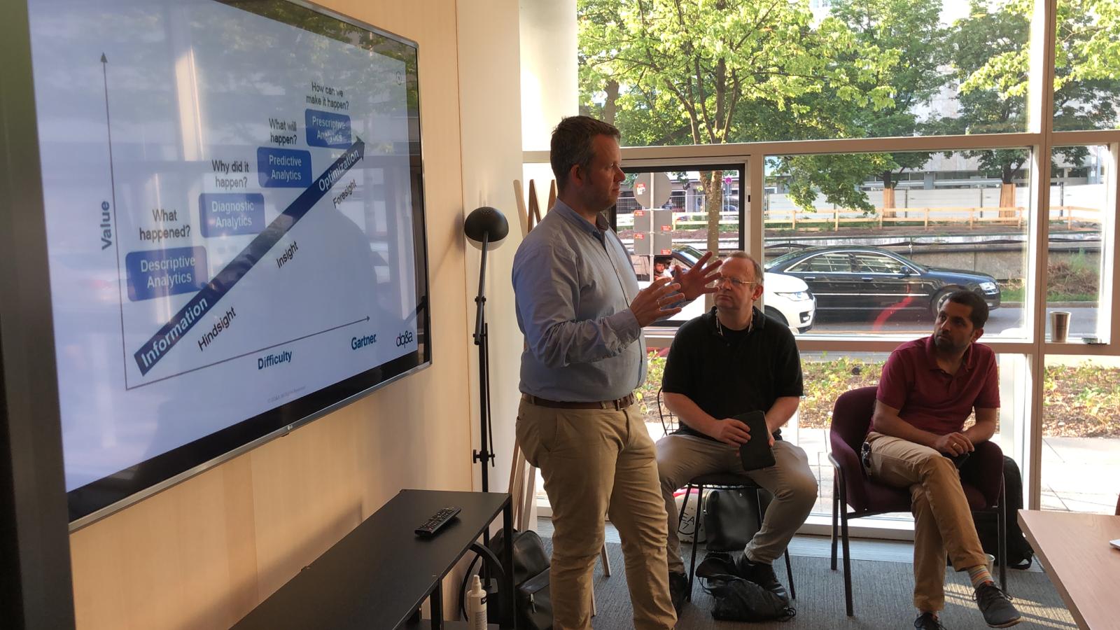 Pieter presenteert strategie